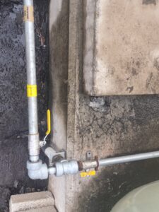 LPG gas pipe work