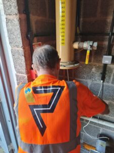 Gas to Nitrogen purge